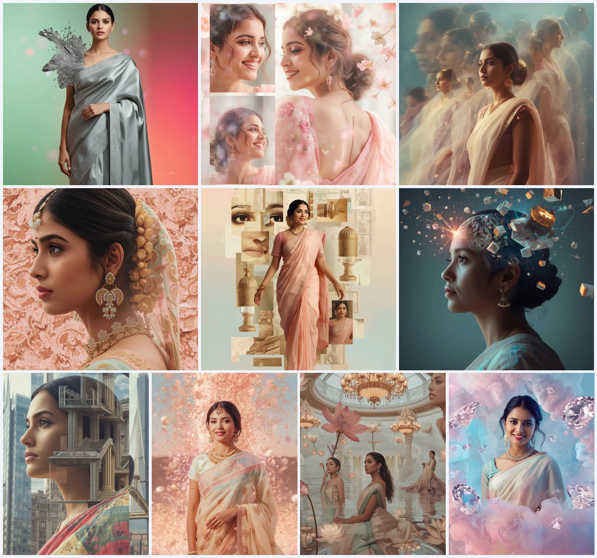 New 10 2026 ChatGPT Prompt for Future Saree Trends | prompt for gemini ai girl style trending indian