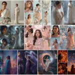 Top 10 Saree with Gown Style Draping AI Prompts for Modern Elegance